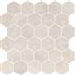 Durstone Mustang White Natural 26,5x30,5 Hexagon Mosaico