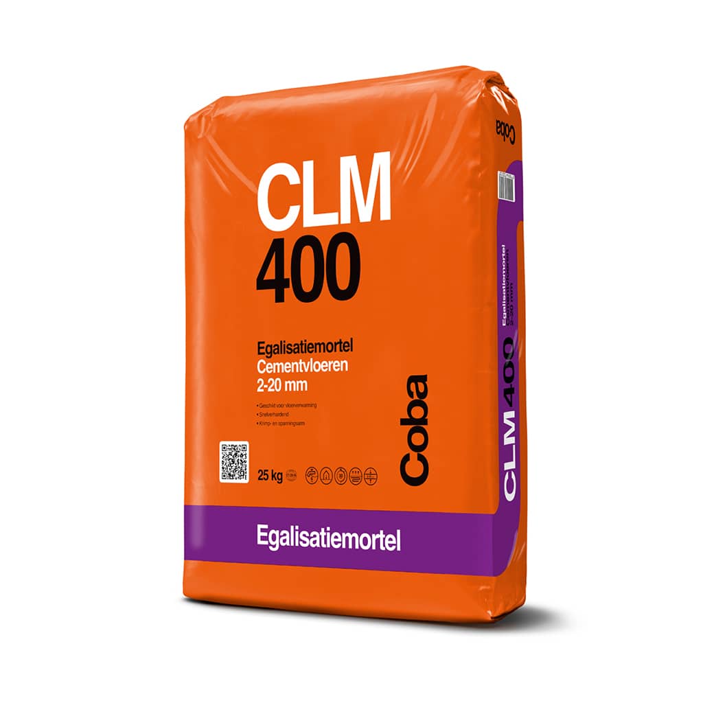 Coba CLM 400 Egalisatiemortel  à 25 Kg Cementvloeren 2-20 mm