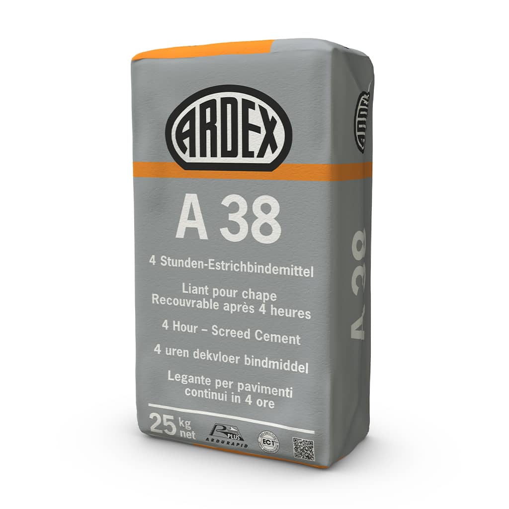 Ardex A 38 4 uren dekvloer-bindmiddel  à 25 Kg