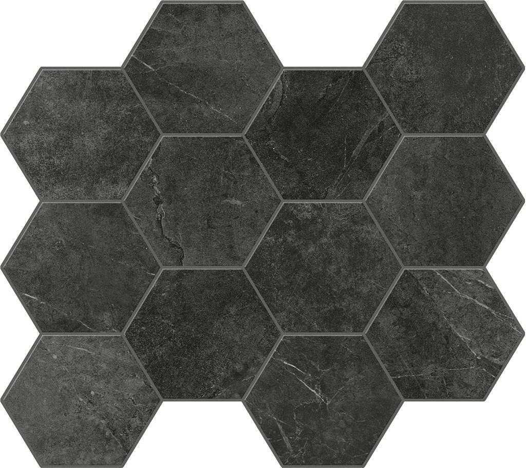 Unicom Starker Evostone Graphite Hexagon 30x34