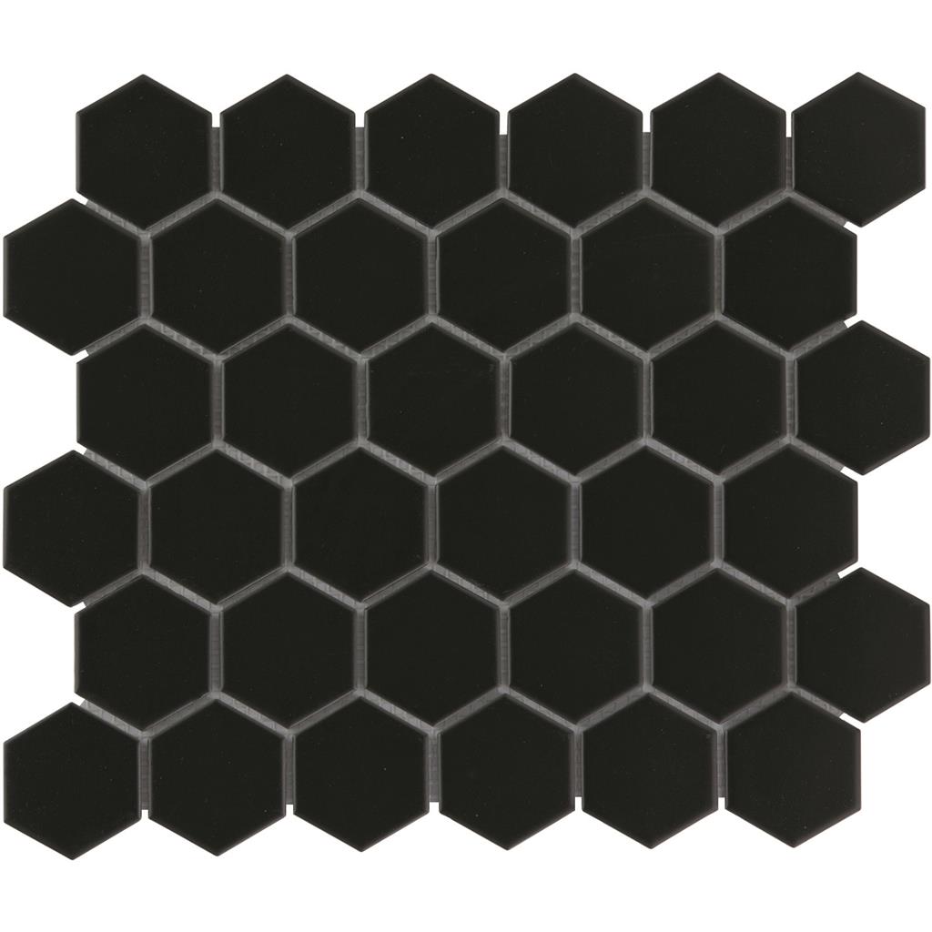 TMF Barcelona AMH13317 Black Matt 5,1x5,9 28,1x32,5 Hexagon