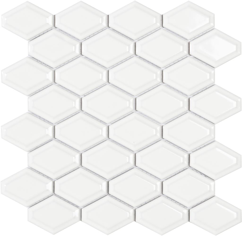 Intermatex Tech Honeycomb White Gloss 25x25,9 (4,65x5)