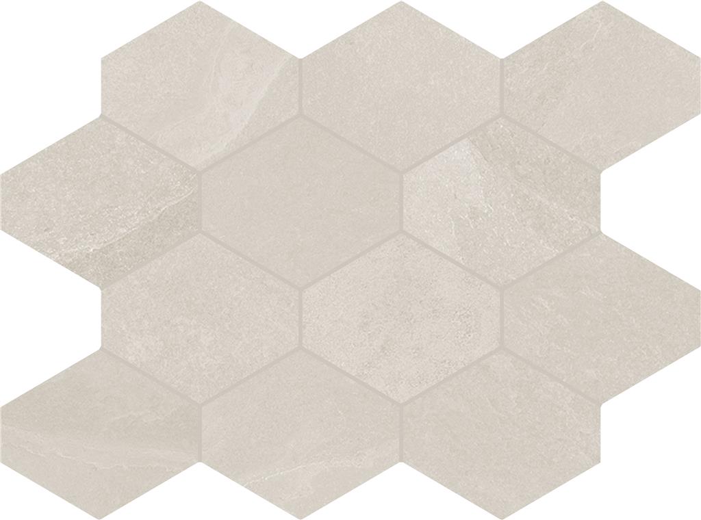 Unicom Starker Brazilian slate Storm beige Naturale 25x34 Hexagon