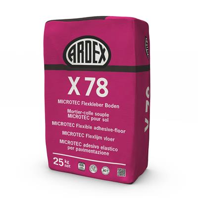 Ardex X 78 MICROTEC Flexlijm, vloer  à 25 Kg