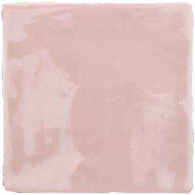 Steenbok Rustic Handmade Pink Glossy 13x13
