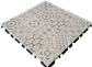 Tilesystem Decor Beige 59,7x59,7 40 mm (incl. mat)(R)