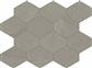 Unicom Starker Brazilian slate Silk grey Naturale 25x34 Hexagon