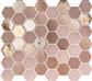TMF Valencia VAL008 Pink Matt + Glossy 4,3x4,9 27,8x32,5 Hexagon